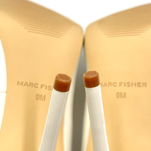 Marc Fisher Size‎ 9 Codie Ivory Off-White Patent Stiletto Heels Pumps Shoes - Picture 12 of 15
